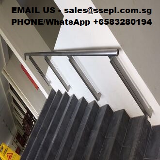 61302303304 Stainless steel staircase handrail - Singapore Specialized Engineering Pte ltd