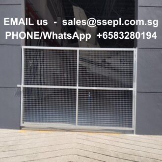 Sales contact info over a gray wall with a metal grate window: email sales@ssepl.com.sg and WhatsApp/phone +65 83280194.